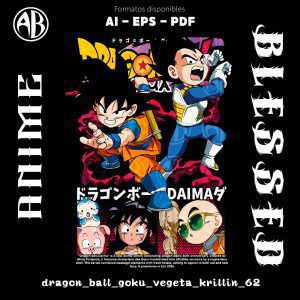 Dragon Ball - Goku Vegeta Krillin - SKU062