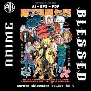 Naruto - Shippuden Equipo 7 - SKU080