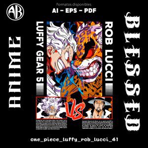 One Piece - Luffy Rob Lucci - SKU041