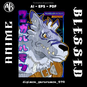 Digimon - Garurumon - SKU579