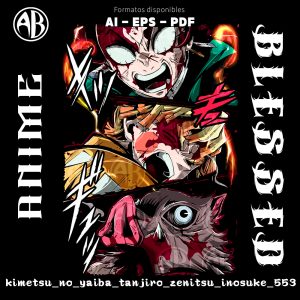 Kimetsu no Yaiba - Tanjiro Zenitsu Inosuke - SKU553