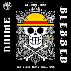 One Piece - Luffy Skull - SKU506