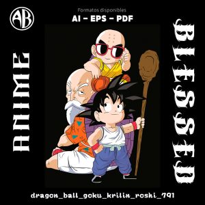 Dragon Ball - Goku Krilin Roshi - SKU791