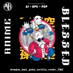 Dragon Ball - Goku Krillin Roshi - SKU722