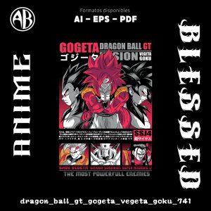 Dragon Ball - Gt Gogeta Vegeta Goku - SKU741