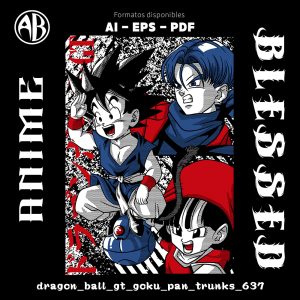 Dragon Ball - Gt Goku Pan Trunks - SKU637