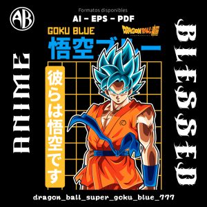 Dragon Ball - Super Goku Blue - SKU777