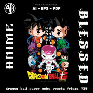 Dragon Ball - Super Goku Vegeta Frieza - SKU735