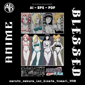Naruto - Sakura Ino Hinata Temari - SKU998