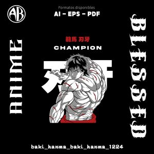 Baki - Hanma Baki Hanma-Vector - SKU1224