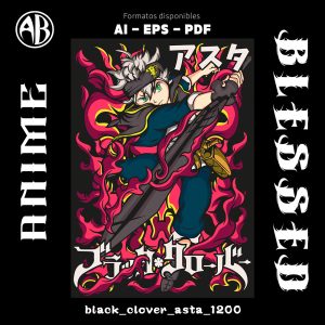 Black Clover - Asta-Vector - SKU1200
