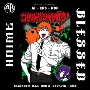 Chainsaw Man - Denji Pochita-Vector - SKU1558