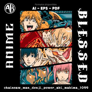 Chainsaw Man - Denji Power Aki Makima - SKU1099