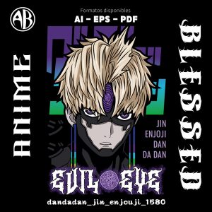 Dandadan - Jin Enjouji-Vector - SKU1580