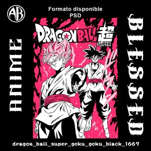 Dragon Ball - Super Goku Goku Black-PSD - SKU1667