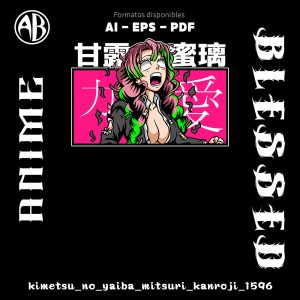 Kimetsu no Yaiba - Mitsuri Kanroji-Vector - SKU1596