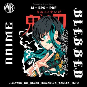 Kimetsu no Yaiba - Muichiro Tokito-Vector - SKU1619