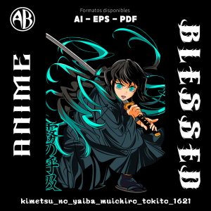 Kimetsu no Yaiba - Muichiro Tokito-Vector - SKU1621