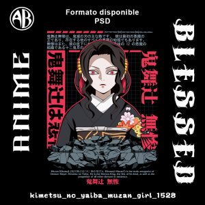 Kimetsu no Yaiba - Muzan Girl-PSD - SKU1528