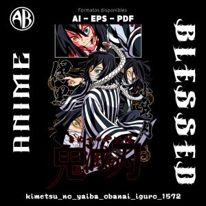 Kimetsu no Yaiba - Obanai Iguro-Vector - SKU1572