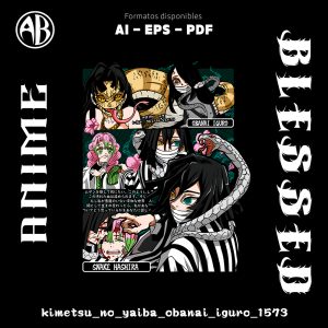 Kimetsu no Yaiba - Obanai Iguro-Vector - SKU1573