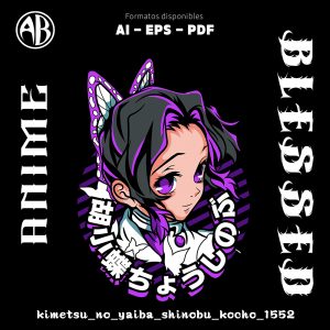 Kimetsu no Yaiba - Shinobu Kocho-Vector - SKU1552