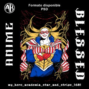 My Hero Academia - Star And Stripe-PSD - SKU1681