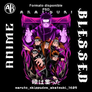 Naruto - Shippuden Akatsuki-PSD - SKU1629