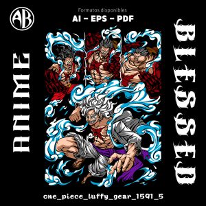 One Piece - Luffy Gear 5-Vector - SKU1591