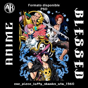 One Piece - Luffy Shanks Uta - SKU1360-PSD