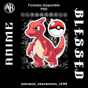 Pokemon - Charmeleon-PSD - SKU1639