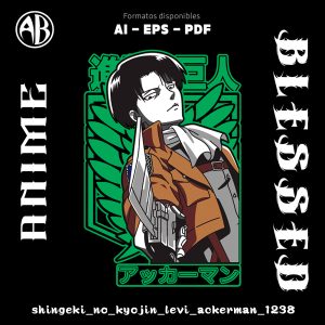 Attack on Titan - Levi Ackerman-Vector - SKU1238