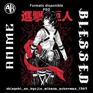 Attack on Titan - Mikasa Ackerman - SKU1367-PSD