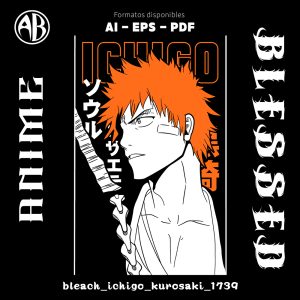 Bleach - Ichigo Kurosaki-Vector - SKU1739
