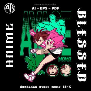 Dandadan - Ayase Momo-Vector - SKU1840