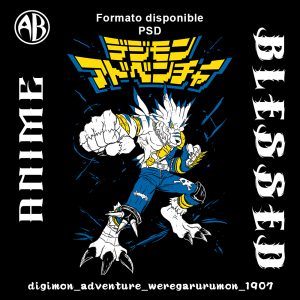 Digimon - Weregarurumon-PSD - SKU1907
