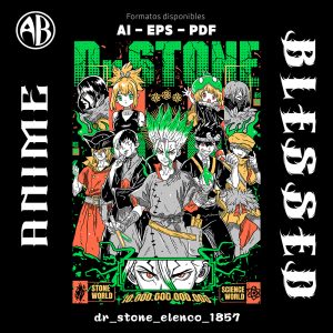 Dr Stone - Elenco-Vector - SKU1857