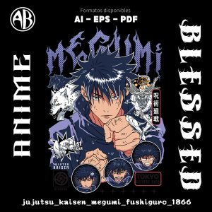 Jujutsu Kaisen - Megumi Fushiguro-Vector - SKU1866