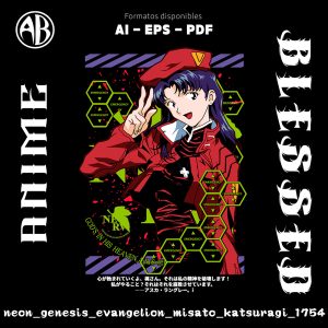 Neon Genesis Evangelion - Misato Katsuragi-Vector - SKU1754