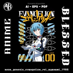 Neon Genesis Evangelion - Rei Ayanami-Vector - SKU1755