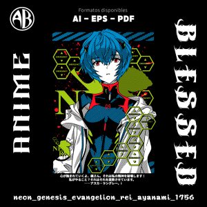 Neon Genesis Evangelion - Rei Ayanami-Vector - SKU1756