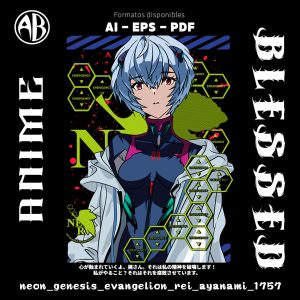 Neon Genesis Evangelion - Rei Ayanami-Vector - SKU1757