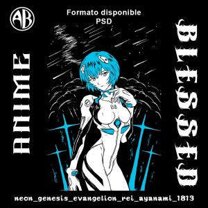 Neon Genesis Evangelion - Rei Ayanami-PSD - SKU1813