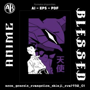 Neon Genesis Evangelion - Shinji Eva01-Vector - SKU1732