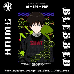 Neon Genesis Evangelion - Shinji Ikari-Vector - SKU1763