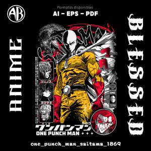 One Punch Man - Saitama-Vector - SKU1869