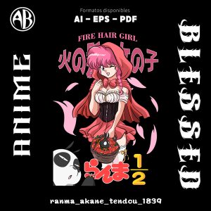 Ranma 1 2 - Akane Tendou-Vector - SKU1839