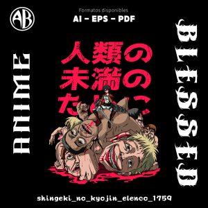 Attack on Titan - Elenco-Vector - SKU1759