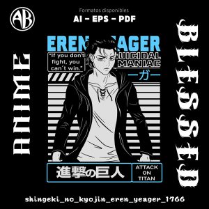 Attack on Titan - Eren Yeager-Vector - SKU1766