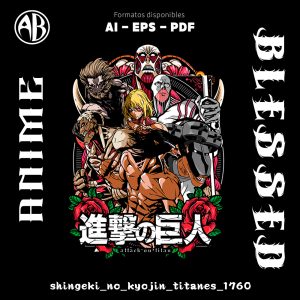 Attack on Titan - Titanes-Vector - SKU1760